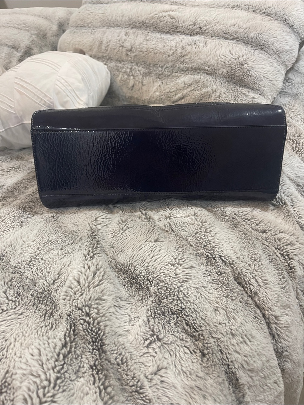 COACH POPPY EMBOSSED PYTHON LARGE FLAP SATCHEL - Picture 11 of 13